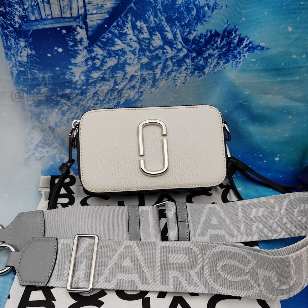 Marc Jacobs THE SNAPSHOT Crossbody Bag white